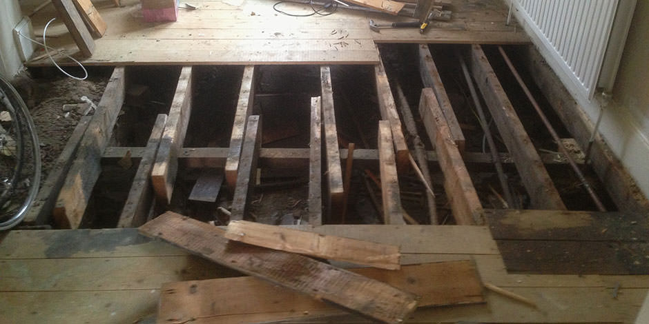 Before-LOUNGE REPAIRED PINE BOARDS IN ISLINGTON